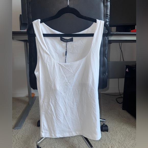White fox white tank top in size small new with tag - Picture 6 of 8
